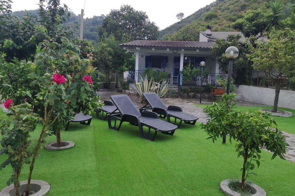 Villa Cilento Mare, Bellissima Con Ampio Giardino Capitello Exterior photo